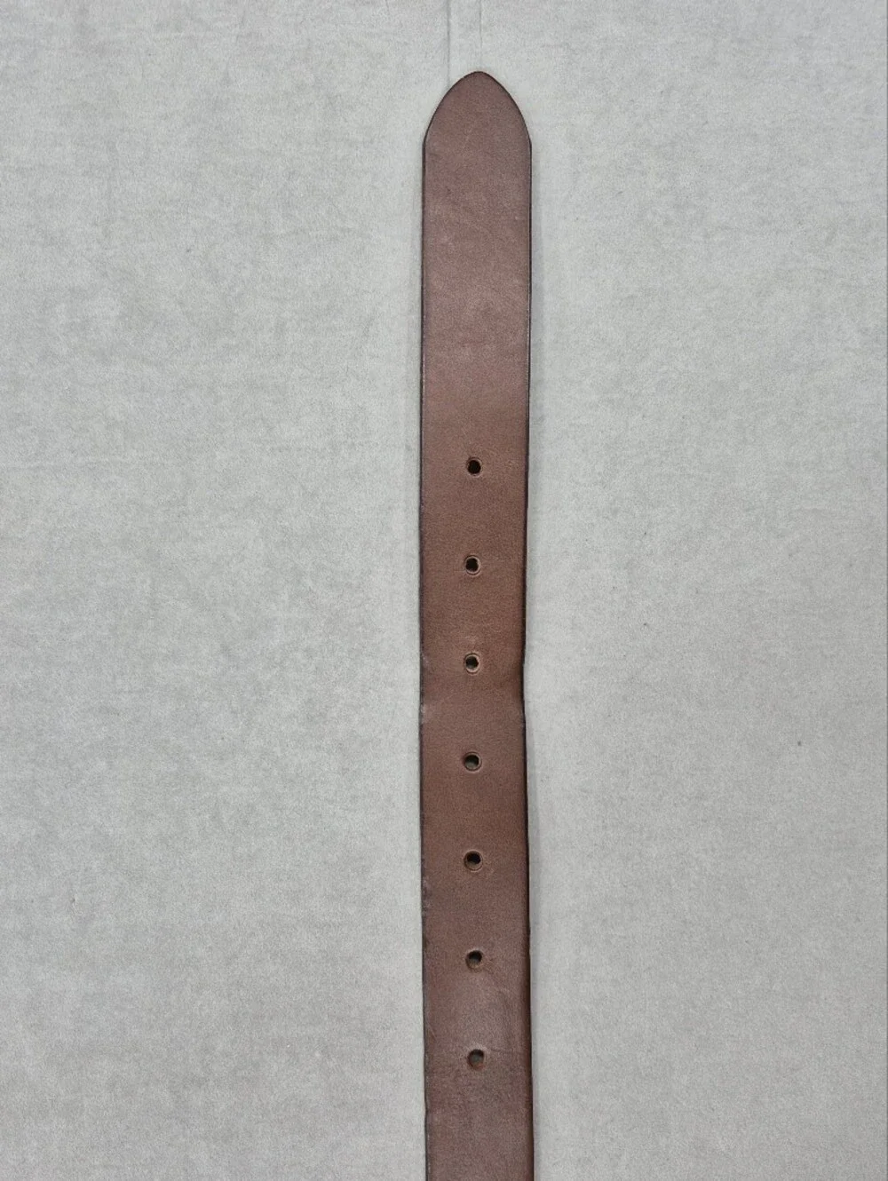 J Crew belt women's small brown Italian leather gold rounded buckle made in USA - Picture 4 of 14